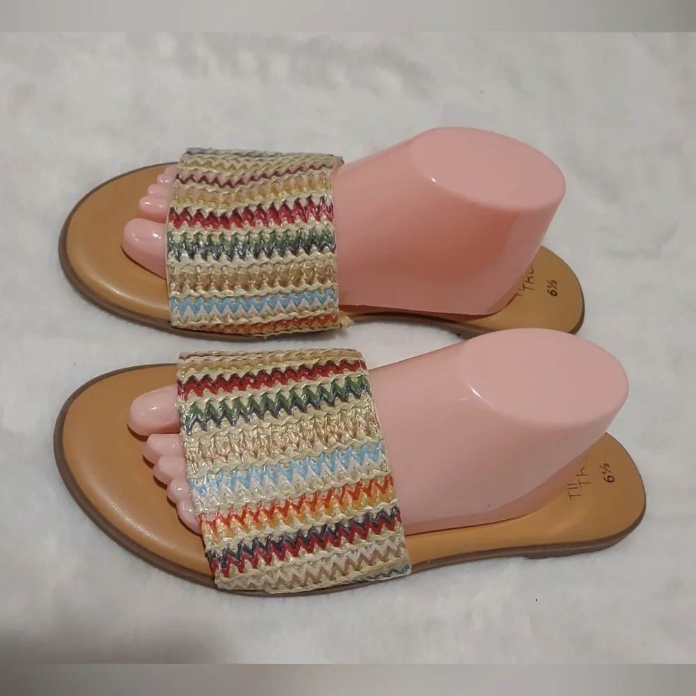 Time and Tru Cream Tan Espadrilles